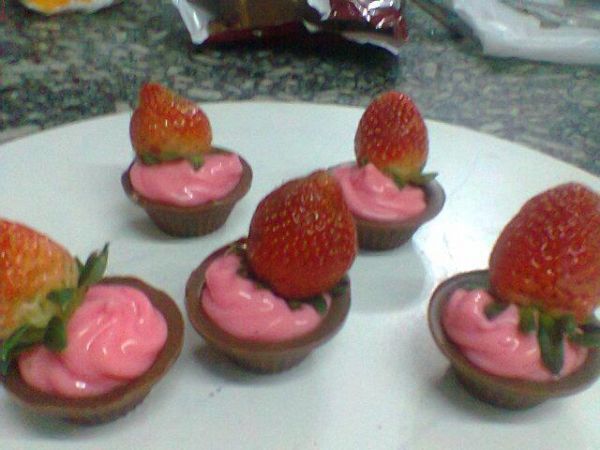 Mini doce de morango